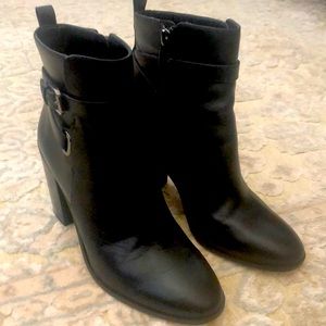 Black booties size 9.5